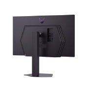 'vista superior del monitor girado +30 grados